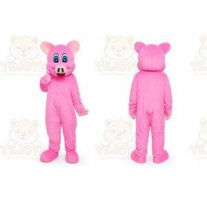 Adult Pink Pig Mascot Costume