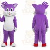 Adult Purple Cat Mascot Costume