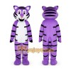 Adult Purple Tiger Mascot Costume Adult Purple Tiger Mascot Costume