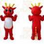 Adult Red Dinosaur Mascot Costumes Cartoon Costumes
