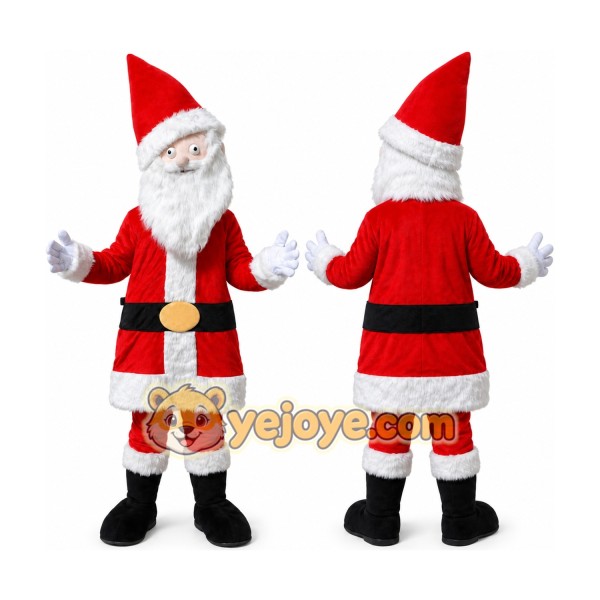 Adult Santa Claus Cartoon Mascot Costume