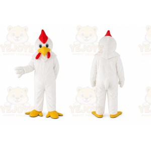 Adult White Chicken Mascot Costume