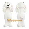 Adult White Dog Cartoon Mascot Costumes Adult White Dog Cartoon Mascot Costumes