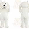 Adult White Dog Cartoon Mascot Costumes