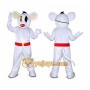 Adult White Mouse Mascot Costume