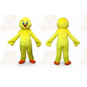Adult Yellow Chicken Mascot Costume