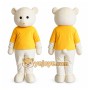 Adult Yellow Coat Bear Mascot Costume