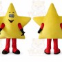 Adult Yellow Star Mascot Costume
