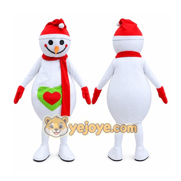 Adults Snow Man Mascot Costume