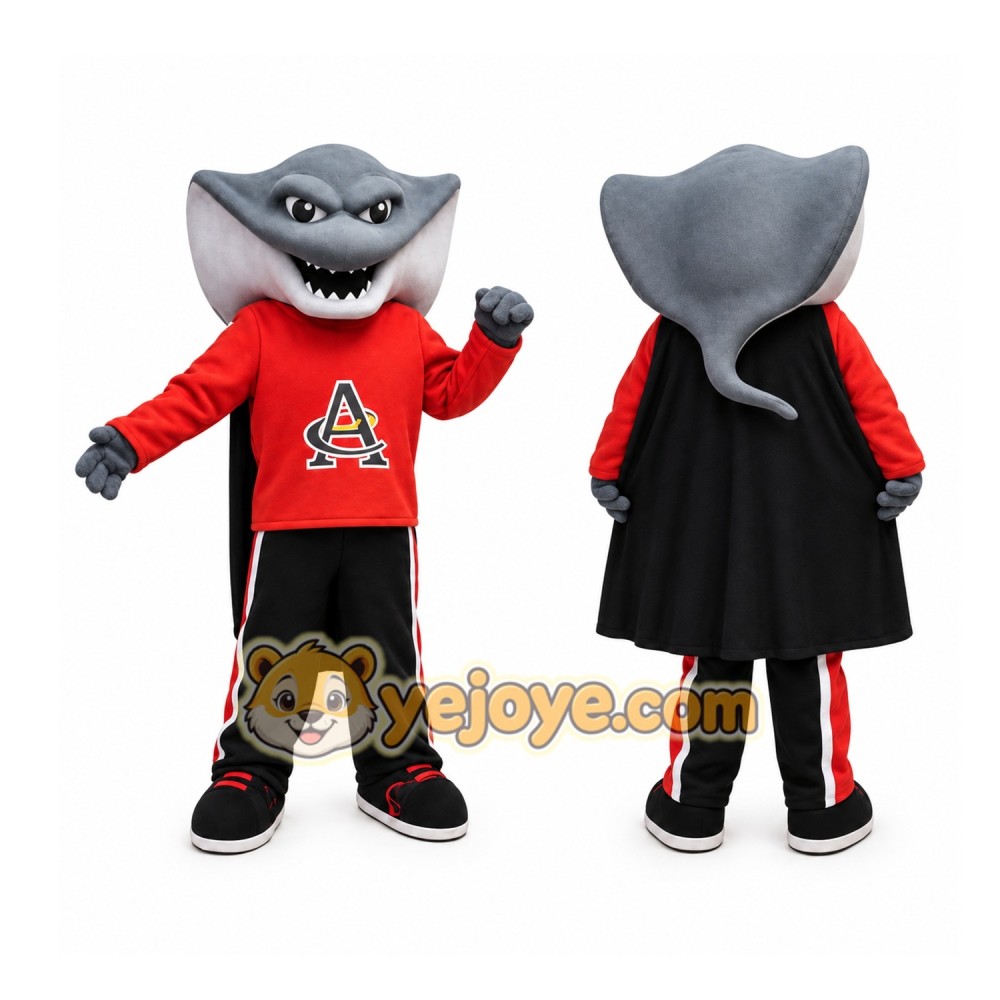 Advertising Atlantic Stingray Mascot Costume Advertising Atlantic Stingray Mascot Costume