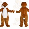 Fox Brown Husky Dog Mascot Costume