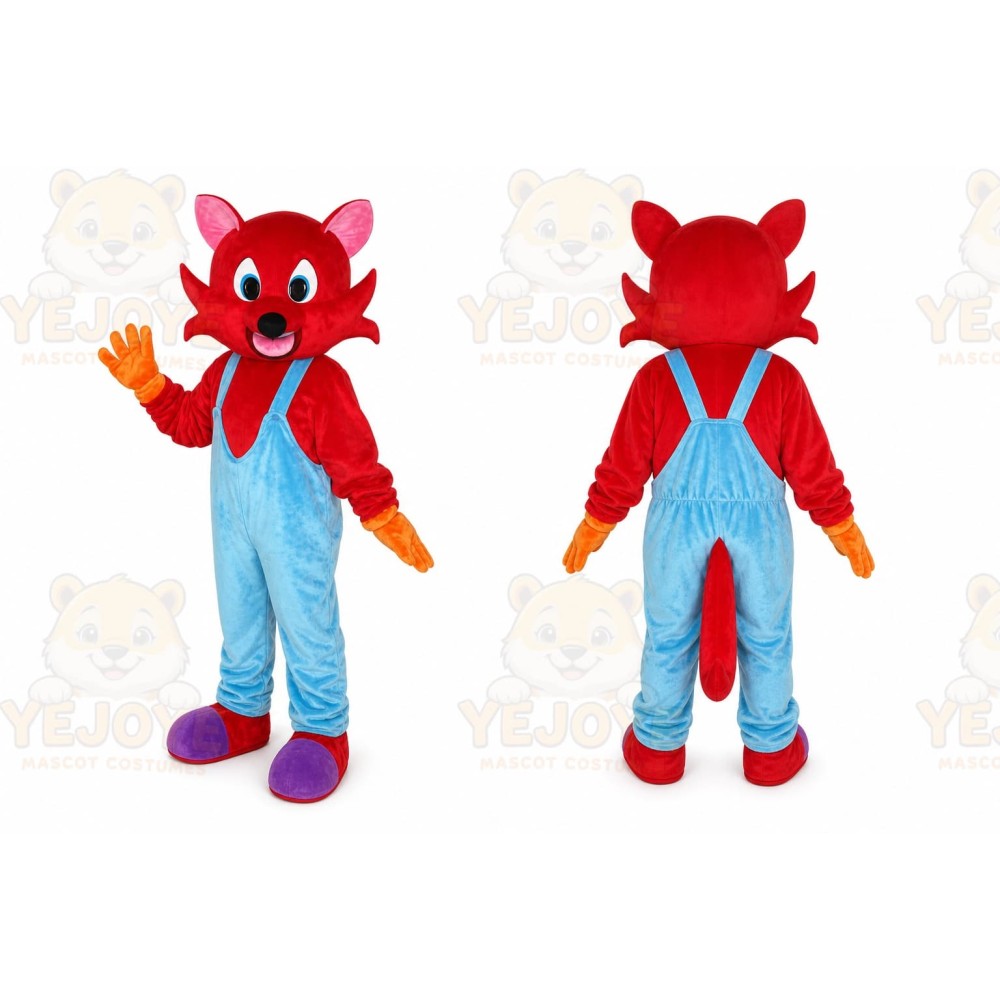 Fox Red Cartoon Mascot Costume