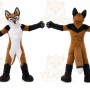 Fox Wolf Fursuit Mascot Costumes