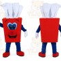 French Fries Mascot Costume