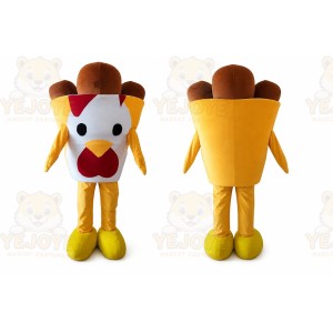 Fried Chicken Mascot Costume Food Mascots