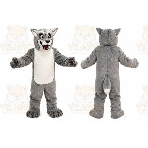 Friendly Wolf Mascot Costume