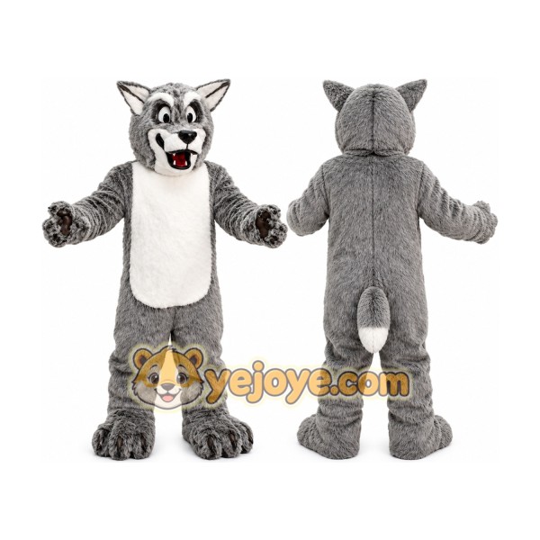 Friendly Wolf Mascot Costume