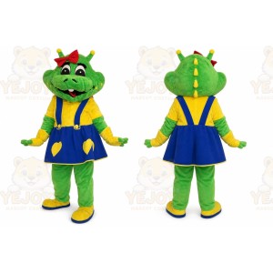 Frog Girl Mascot Costume