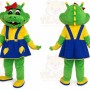 Frog Girl Mascot Costume