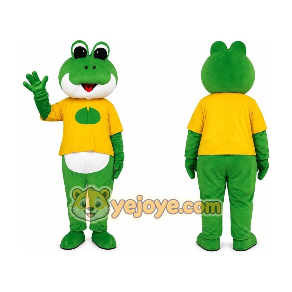 Frog Prince Mascot Costume for Adults Frog Prince Mascot Costume for Adults