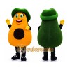 Fruit Avocado Mascot Costume Fruit Avocado Mascot Costume
