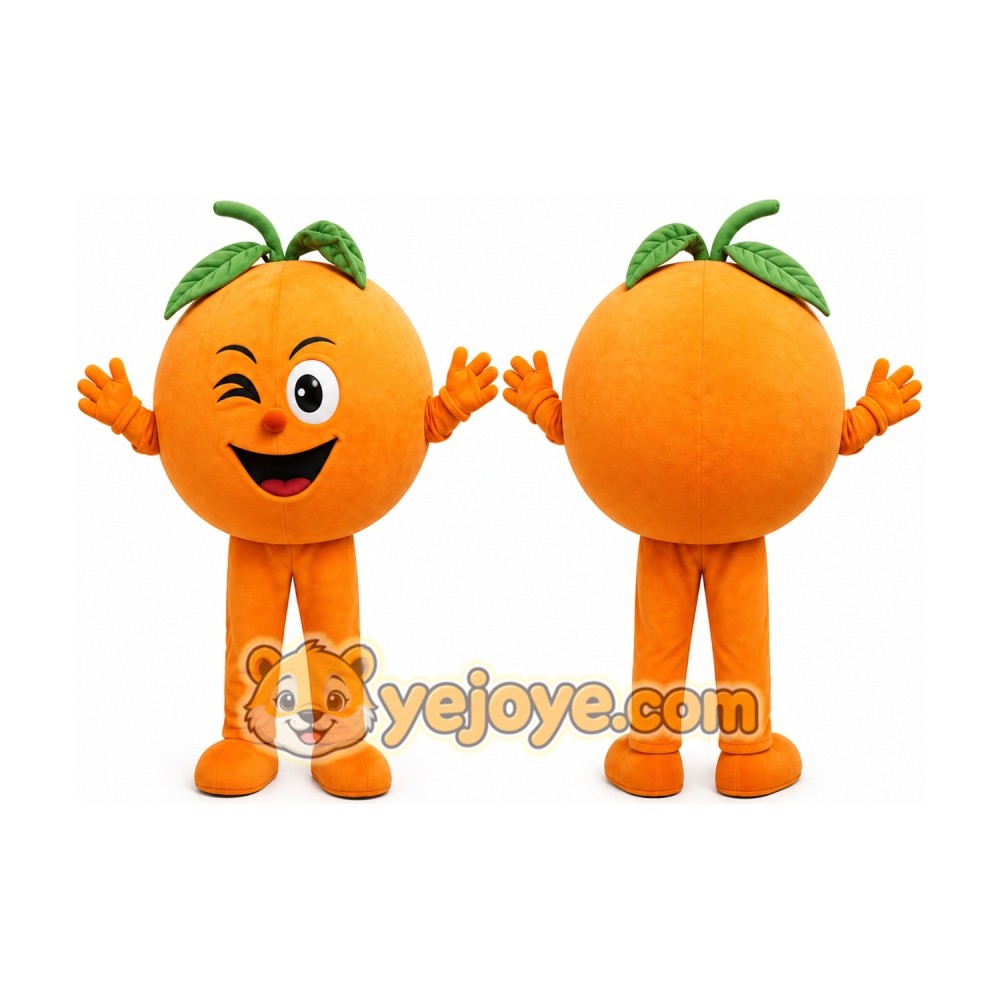 Fruit Orange Mascot Costume Fruit Orange Mascot Costume