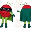 Fruit vegetables Cherry Superhero Mascot Costumes