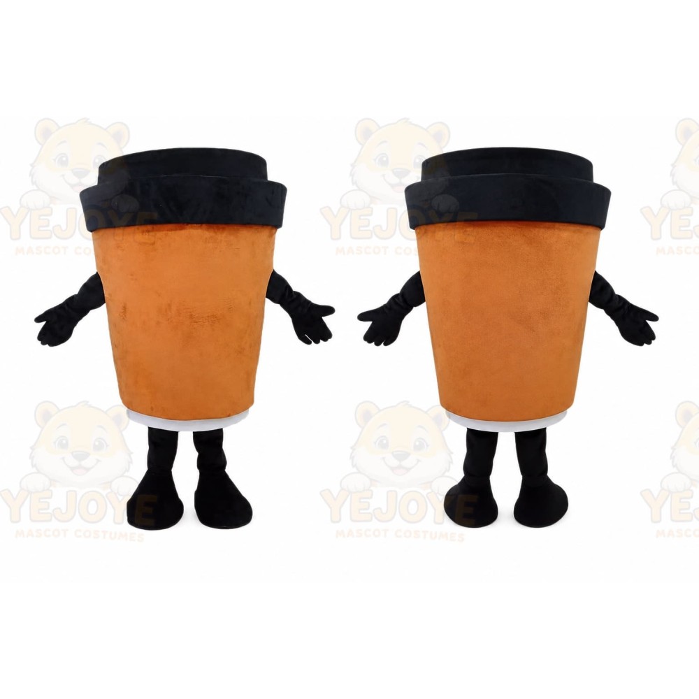 Funny Adults Coffee Cup Mascot Costume