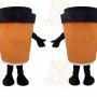 Funny Adults Coffee Cup Mascot Costume