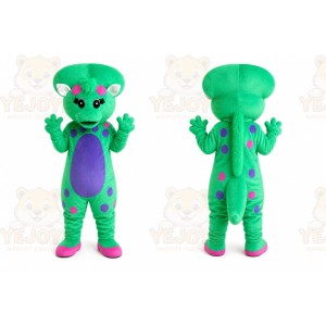 Funny Baby Bop Dinosaur Mascot Costume Cartoon Character