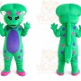 Funny Baby Bop Dinosaur Mascot Costume Cartoon Character