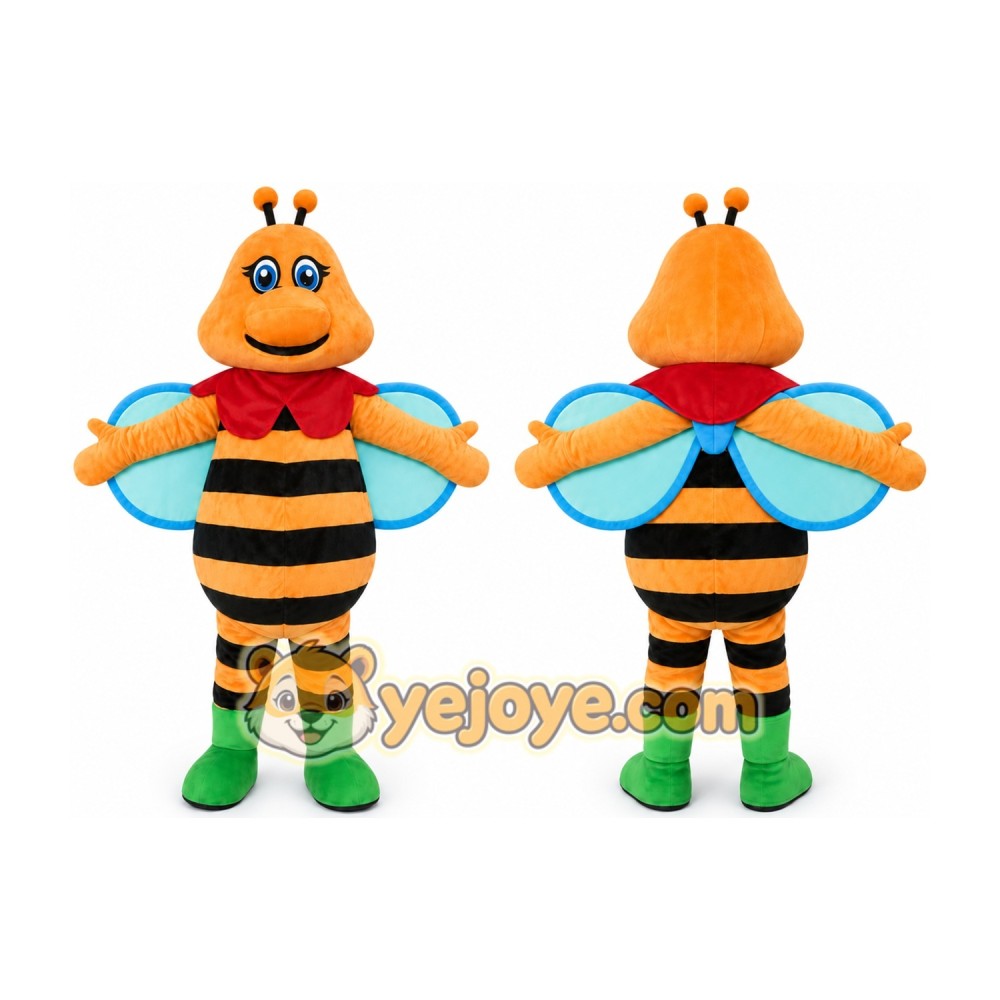 Funny Bee Gentleman Mascot Costume