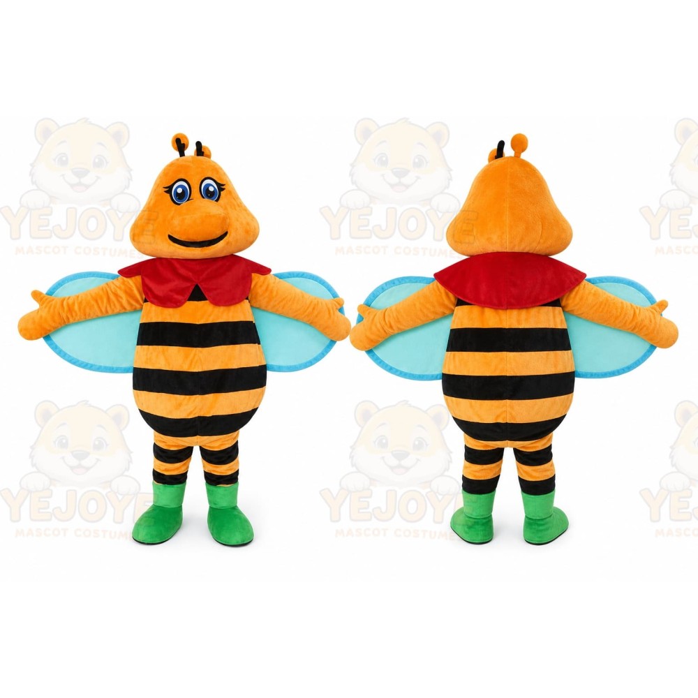 Funny Bee Gentleman Mascot Costume