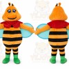 Funny Bee Gentleman Mascot Costume