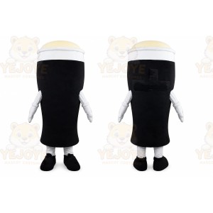 Funny Black Beer Cup Mascot Costume