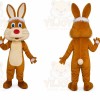 Funny Brown Bunny Rabbit Mascot Costume