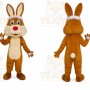 Funny Brown Bunny Rabbit Mascot Costume