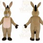 Funny Brown Donkey Mascot Costume Custom Animal Mascot Outfit