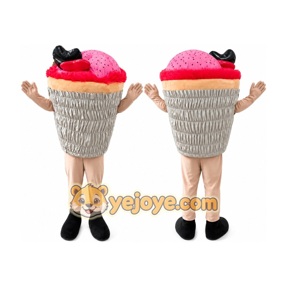 Funny Cake Mascot Costume Funny Cake Mascot Costume