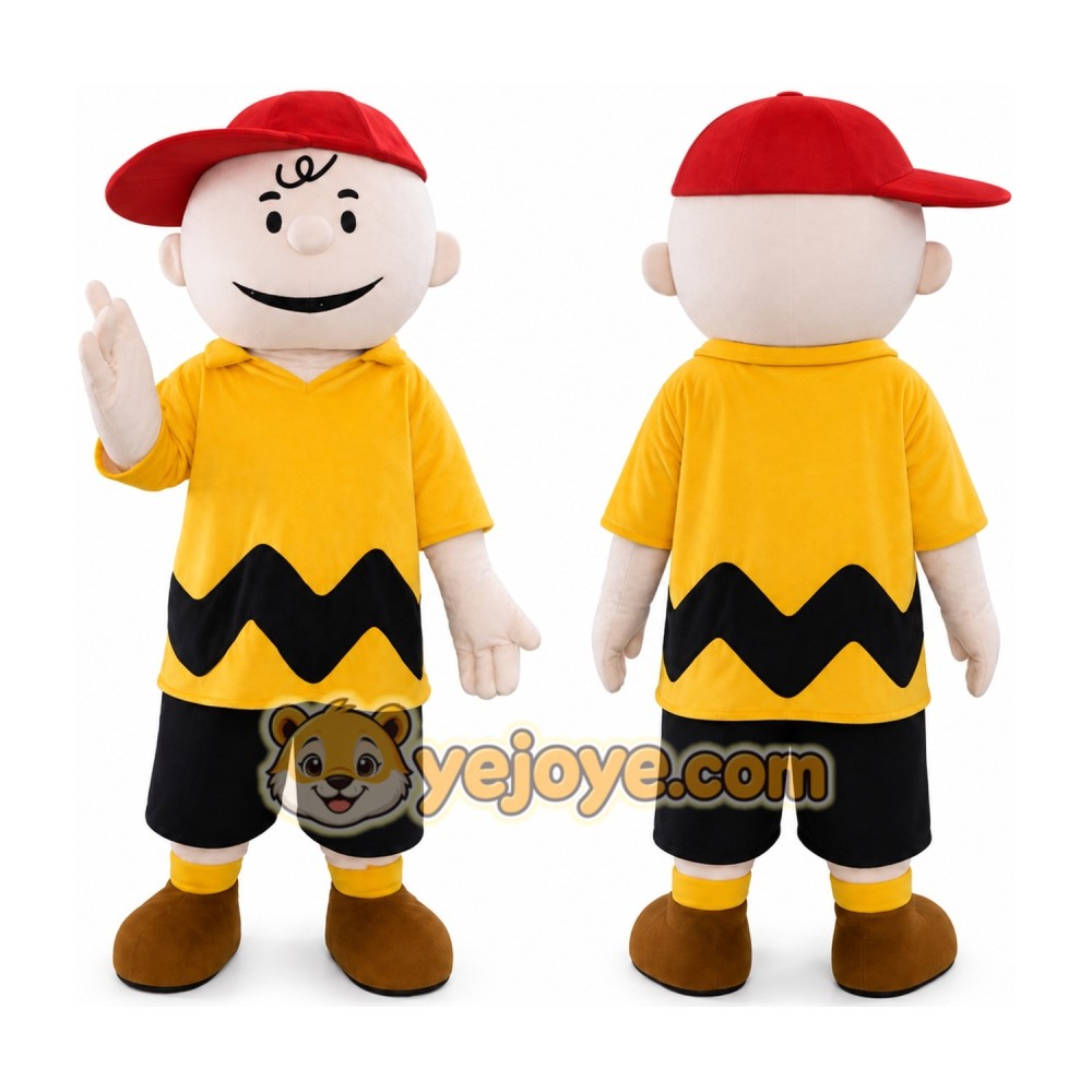 Funny Cartoon Character Charlie Mascot Costume