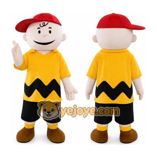 Funny Cartoon Character Charlie Mascot Costume