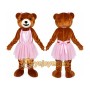 Funny Girl Teddy Bear Mascot Costume