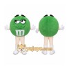 Funny Green M M Bean Mascot Costume Funny Green M M Bean Mascot Costume