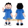 Funny Lady Girl Mascot Costume