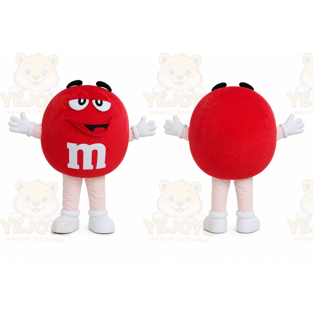 Funny M Bean & M Chocolate Candy Colors Beans Mascot Costume