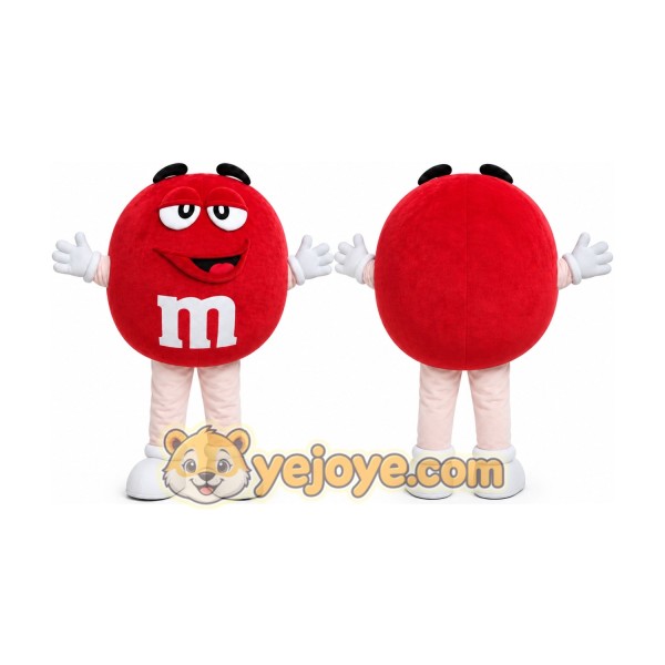 Funny M Bean & M Chocolate Candy Colors Beans Mascot Costume