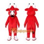 Funny Red Bull Mascot Costume for Sports