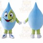 Funny Water Drop Mascot Costume
