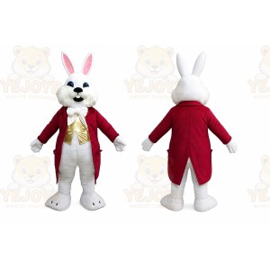 Funny White Easter Bunny Rabbit Mascot Costume
