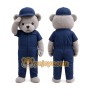 Fur Teddy Bear Mascot Costume